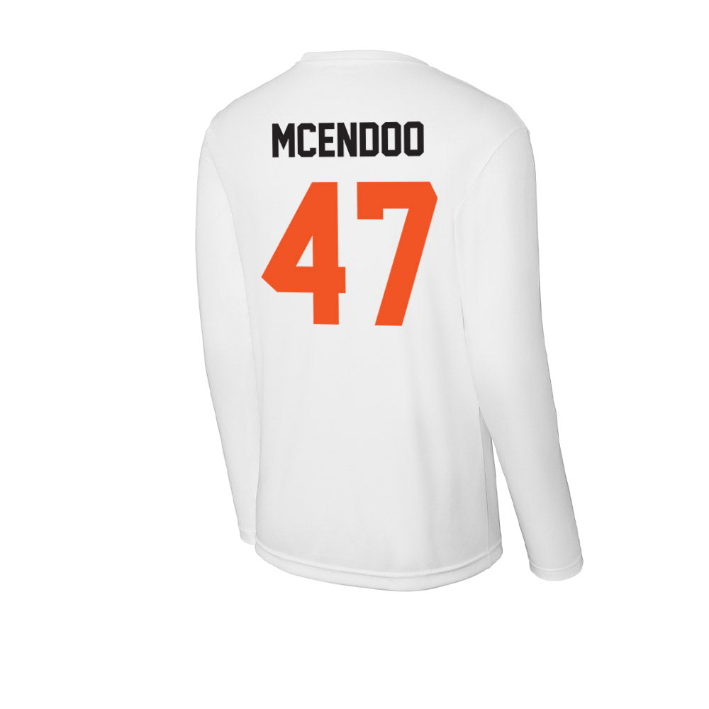 Oklahoma State - NCAA Football : Luke McEndoo - Activewear Long Sleeve T-Shirt