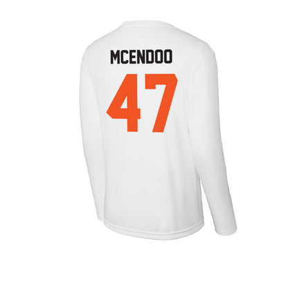 Oklahoma State - NCAA Football : Luke McEndoo - Activewear Long Sleeve T-Shirt