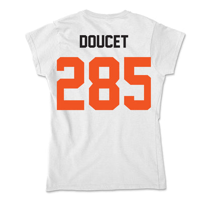 Oklahoma State - NCAA Wrestling : Konner Doucet - Soft Style Women’s T-Shirt-1