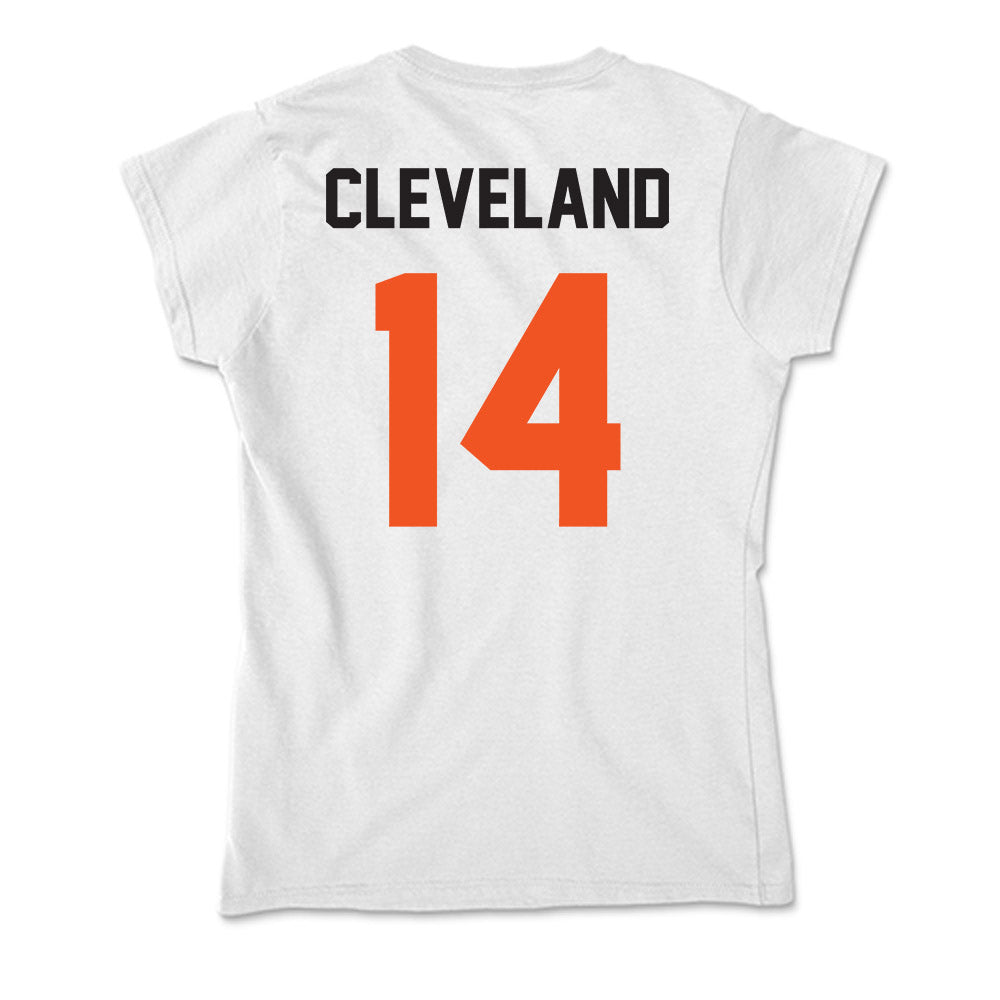 Oklahoma State - NCAA Football : Landyn Cleveland - Soft Style Women’s T-Shirt-1