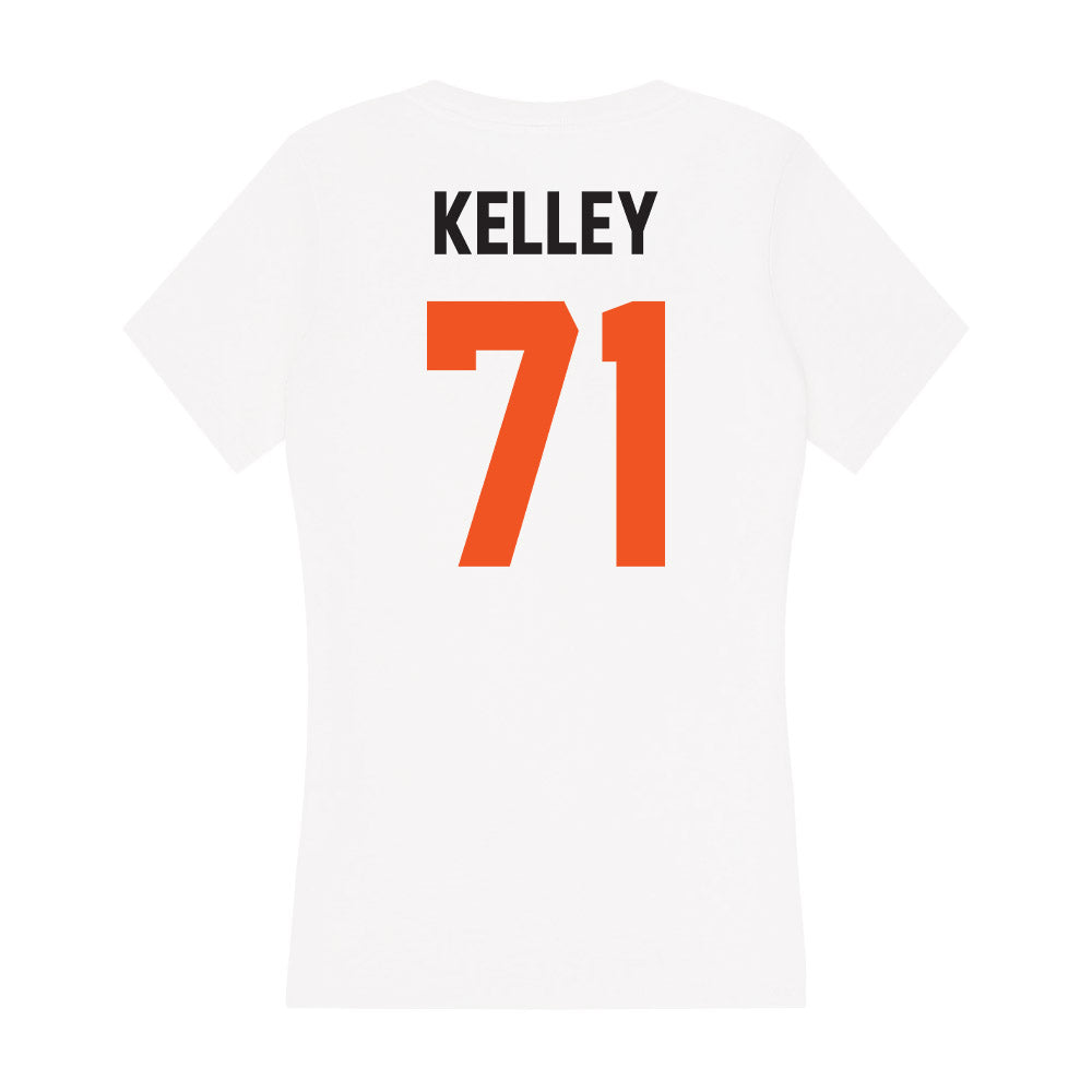 Oklahoma State - NCAA Football : Aden Kelley - Women's V-Neck T-Shirt-1