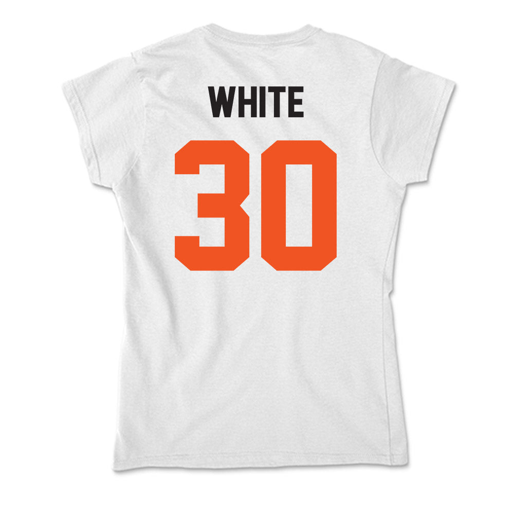 Oklahoma State - NCAA Football : Jaylon White - Soft Style Women’s T-Shirt-1