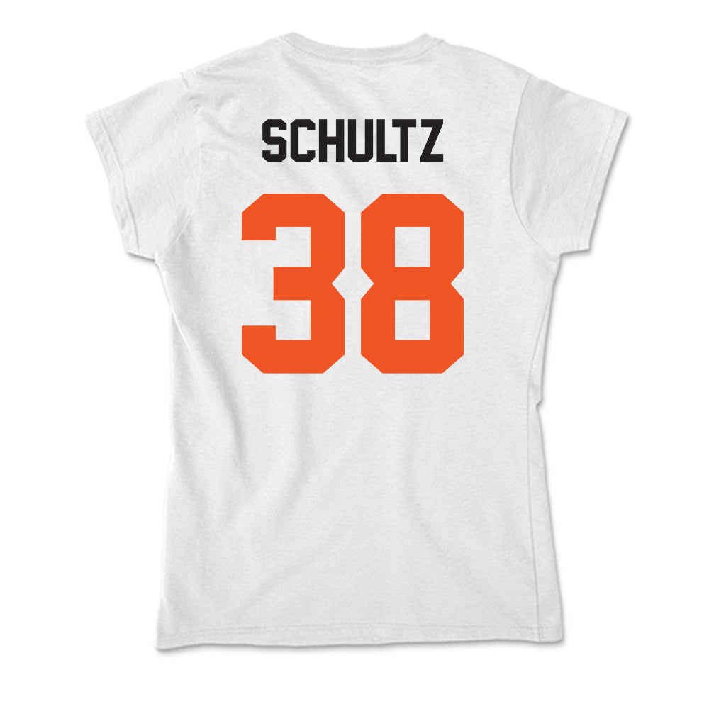 Oklahoma State - NCAA Football : Jake Schultz - Soft Style Women’s T-Shirt-1