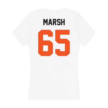 Oklahoma State - NCAA Football : Hilton Marsh - Women's V-Neck T-Shirt-1