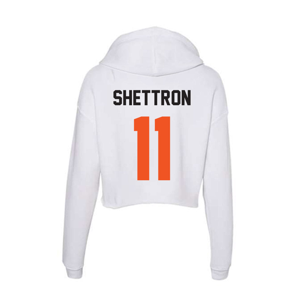 Oklahoma State - NCAA Football : Tabry Shettron - Women's Crop Fleece Hoodie-1