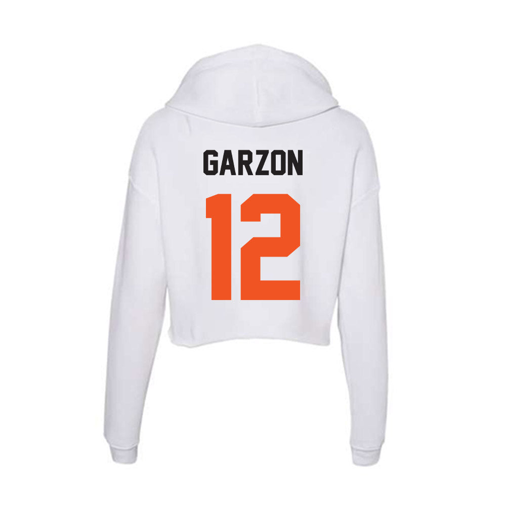 Oklahoma State - NCAA Women's Basketball : Lior Garzon - Women's Crop Fleece Hoodie-1