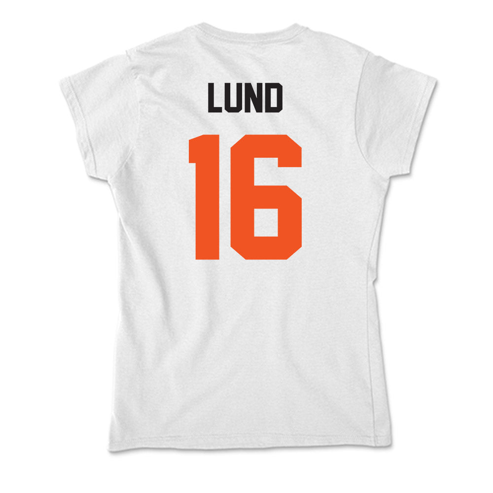 Oklahoma State - NCAA Baseball : Ethan Lund - Soft Style Women’s T-Shirt-1