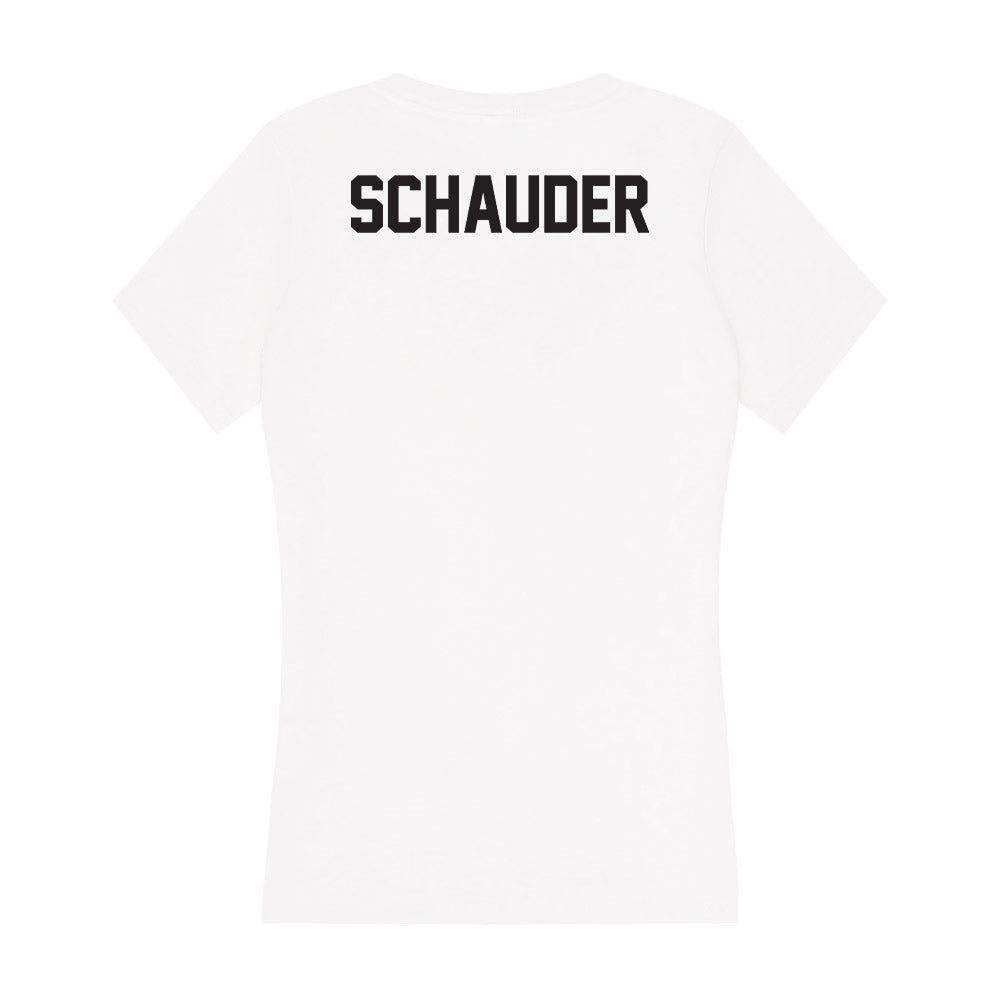 Oklahoma State - NCAA Equestrian : Avery Schauder - Women's V-Neck T-Shirt-1