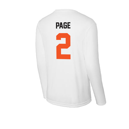 Oklahoma State - NCAA Softball : Sophie Page - Activewear Long Sleeve T-Shirt