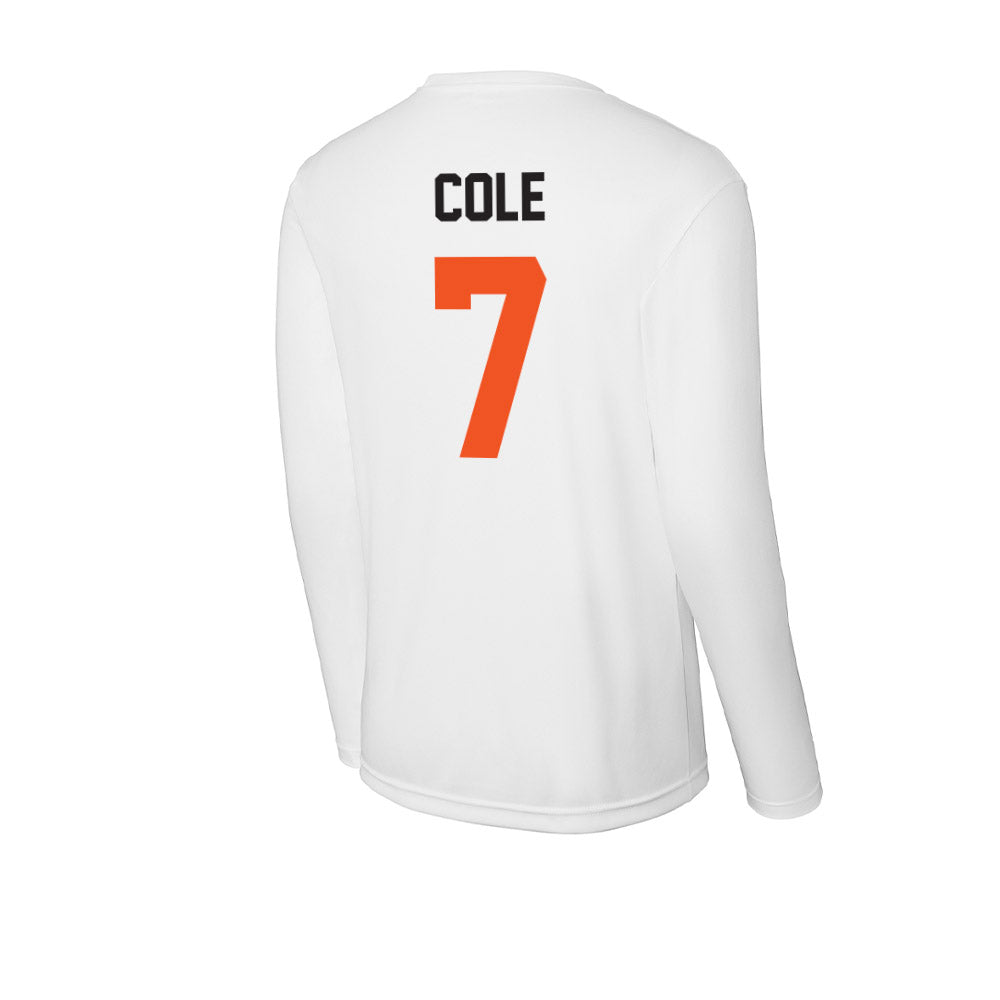 Oklahoma State - NCAA Men's Basketball : Kirk Cole - Activewear Long Sleeve T-Shirt-1