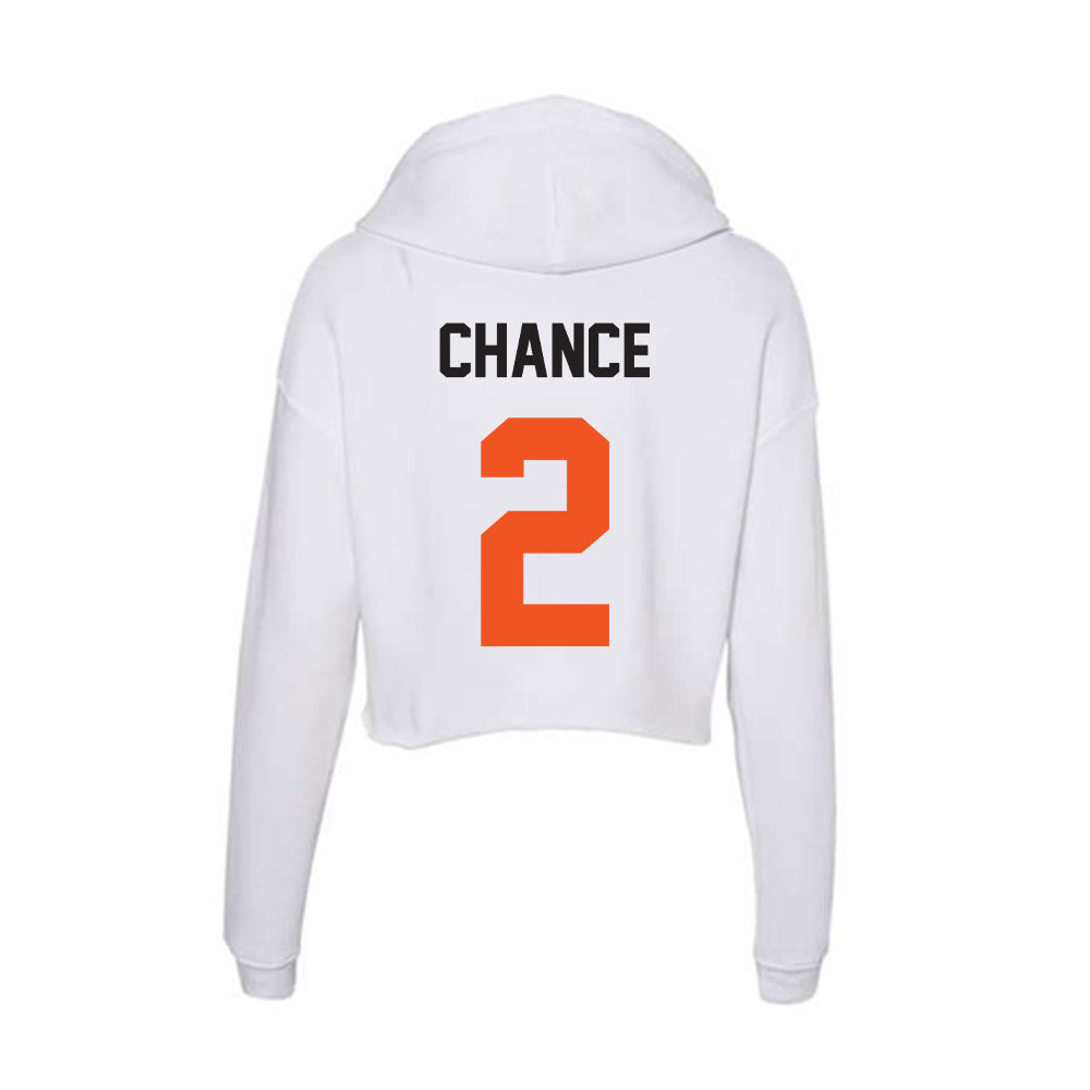 Oklahoma State - NCAA Women's Soccer : Hannah Chance - Women's Crop Fleece Hoodie-1