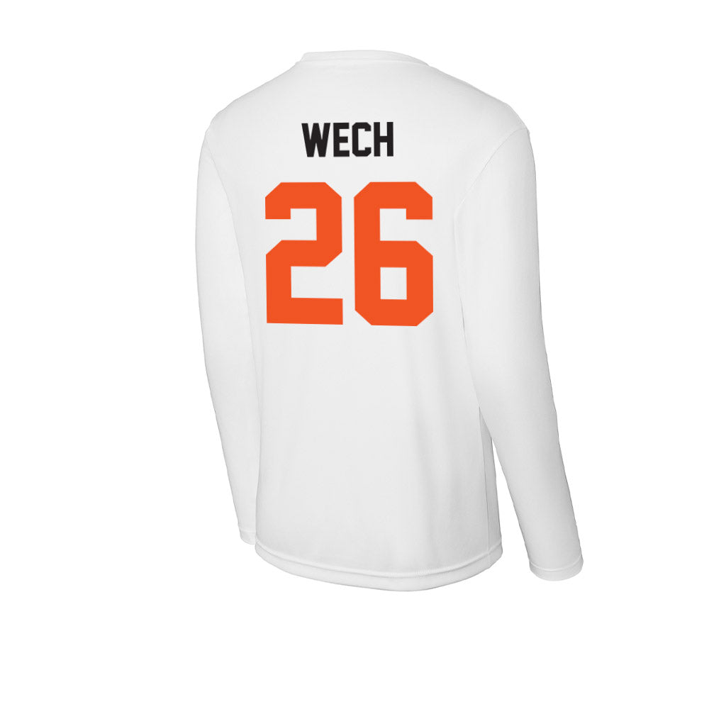 Oklahoma State - NCAA Baseball : Noah Wech - Activewear Long Sleeve T-Shirt-1