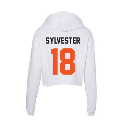 Oklahoma State - NCAA Baseball : Beau Sylvester - Women's Crop Fleece Hoodie-1