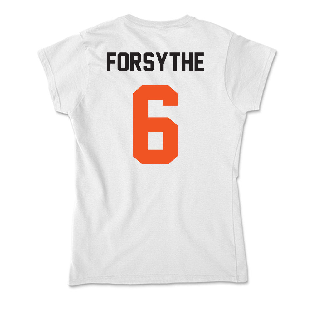 Oklahoma State - NCAA Baseball : Lane Forsythe - Soft Style Women’s T-Shirt-1