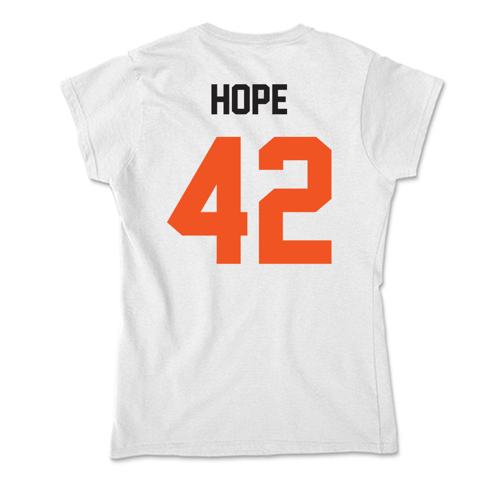 Oklahoma State - NCAA Baseball : Jett Hope - Soft Style Women’s T-Shirt-1