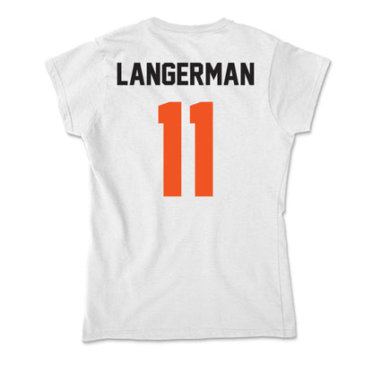 Oklahoma State - NCAA Women's Basketball : Rylee Langerman - Soft Style Women’s T-Shirt-1