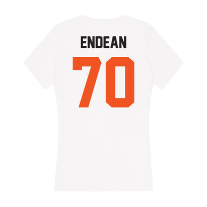 Oklahoma State - NCAA Football : Jack Endean - Women's V-Neck T-Shirt-1