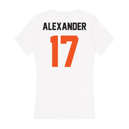 Oklahoma State - NCAA Baseball : Elijah Alexander - Women's V-Neck T-Shirt-1