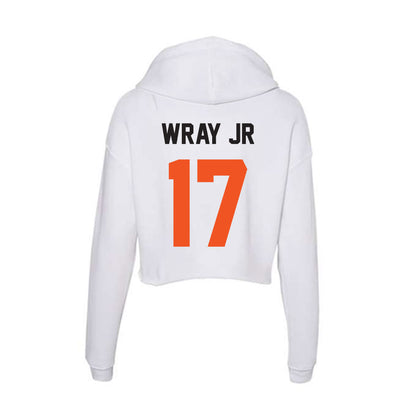 Oklahoma State - NCAA Football : Tywon Wray Jr - Women's Crop Fleece Hoodie-1