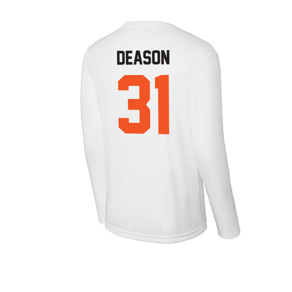 Oklahoma State - NCAA Football : Jaxon Deason - Activewear Long Sleeve T-Shirt