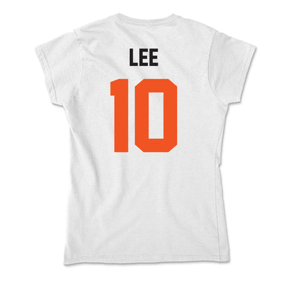 Oklahoma State - NCAA Women's Soccer : Alexis Lee - Soft Style Women’s T-Shirt-1