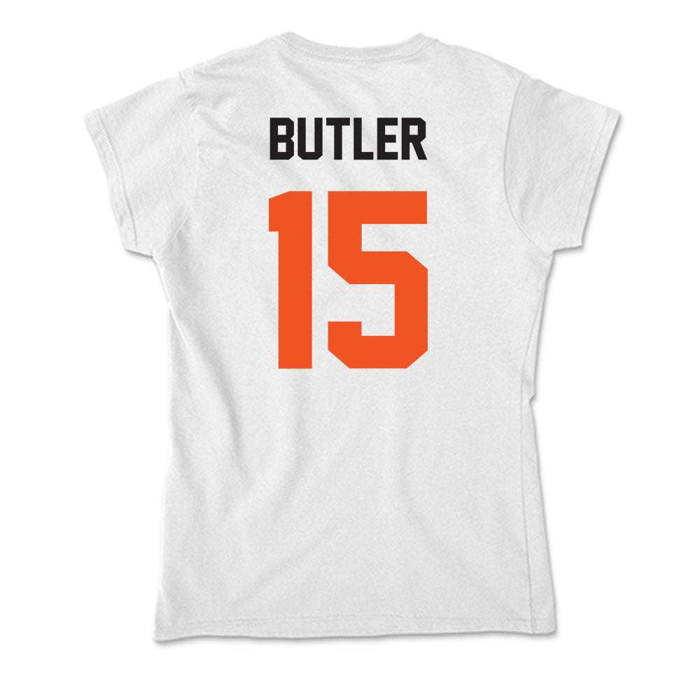 Oklahoma State - NCAA Women's Basketball : Brenna Butler - Soft Style Women’s T-Shirt-1