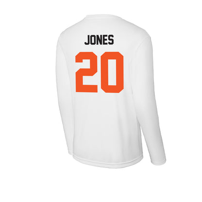 Oklahoma State - NCAA Women's Basketball : Stacie Jones - Activewear Long Sleeve T-Shirt-1