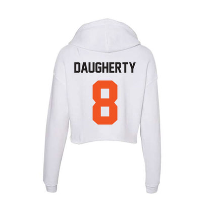 Oklahoma State - NCAA Baseball : Ian Daugherty - Women's Crop Fleece Hoodie-1