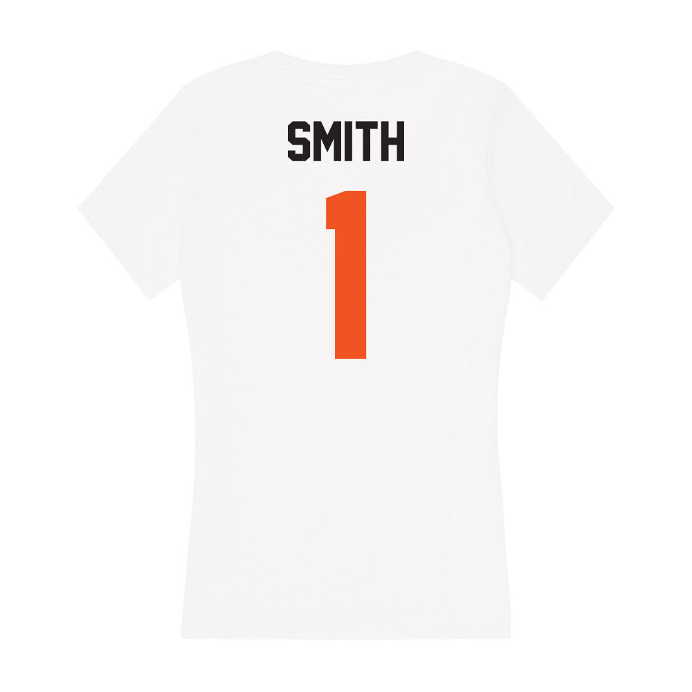 Oklahoma State - NCAA Baseball : Addison Smith - Women's V-Neck T-Shirt-1