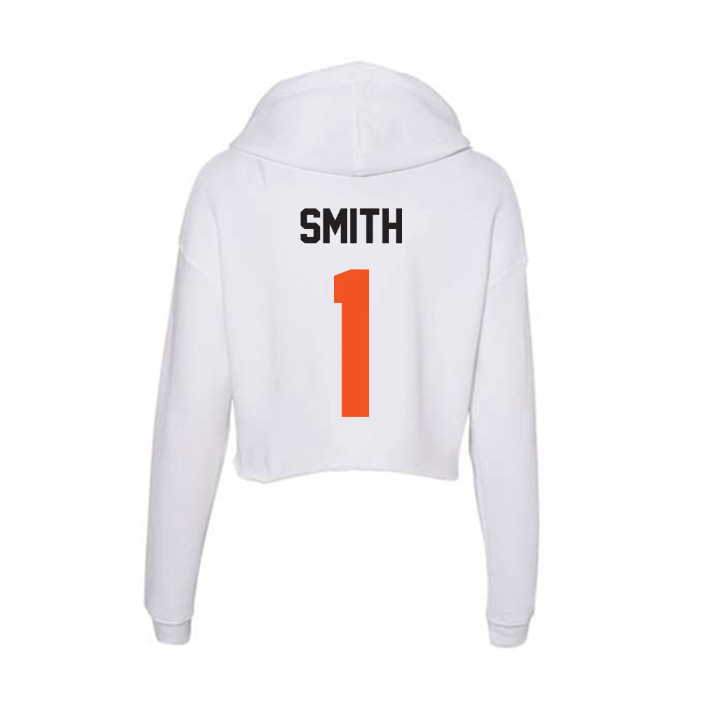 Oklahoma State - NCAA Baseball : Addison Smith - Women's Crop Fleece Hoodie-1