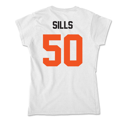 Oklahoma State - NCAA Football : Wiley Sills - Soft Style Women’s T-Shirt-1