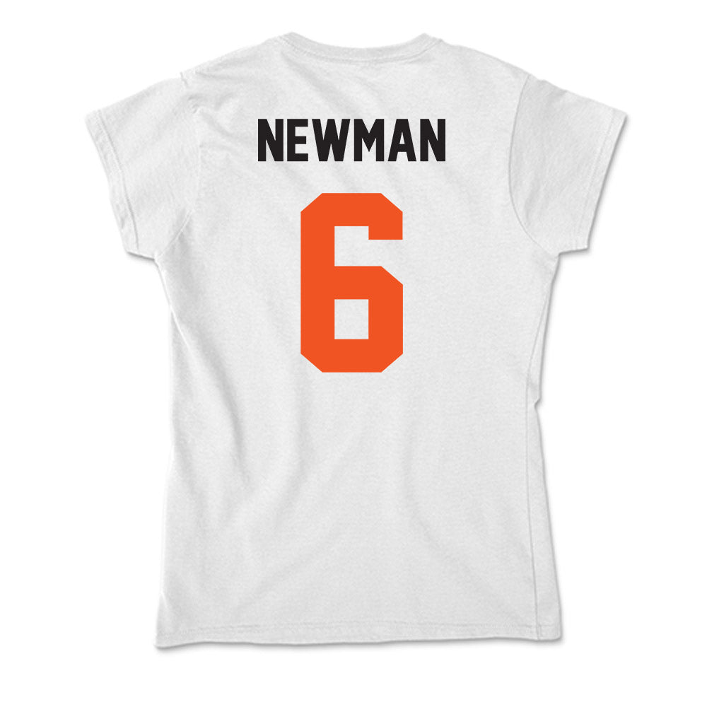 Oklahoma State - NCAA Men's Basketball : Brandon Newman - Soft Style Women’s T-Shirt-1