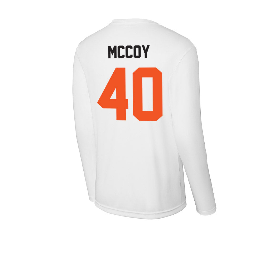 Oklahoma State - NCAA Football : Taje McCoy - Activewear Long Sleeve T-Shirt-1