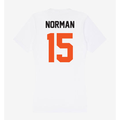 Oklahoma State - NCAA Baseball : Sebastian Norman - Women's V-Neck T-Shirt-1