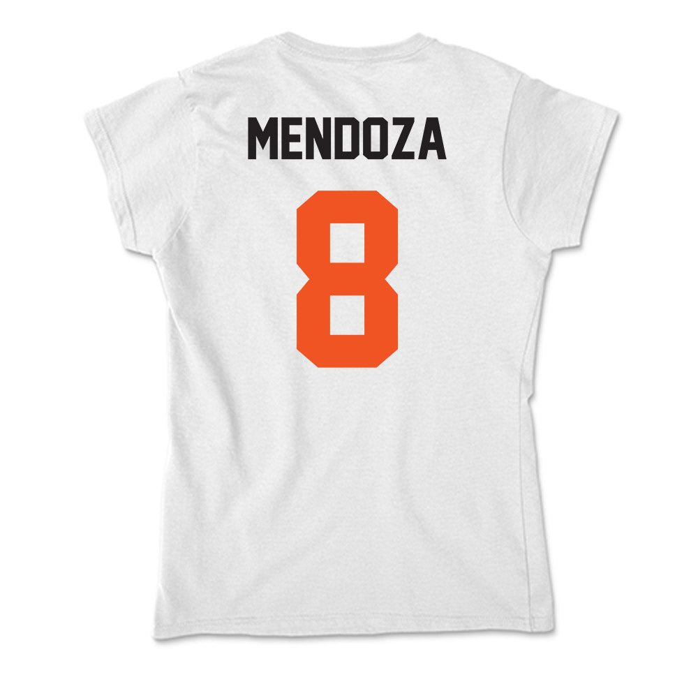 Oklahoma State - NCAA Women's Soccer : Jenna Mendoza - Soft Style Women’s T-Shirt-1