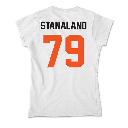 Oklahoma State - NCAA Football : Gage Stanaland - Soft Style Women’s T-Shirt-1