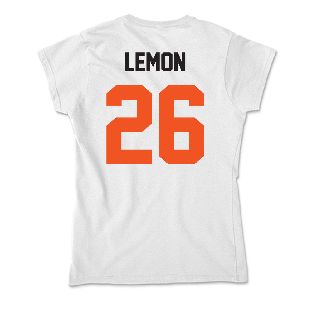 Oklahoma State - NCAA Baseball : Austin Lemon - Soft Style Women’s T-Shirt-1