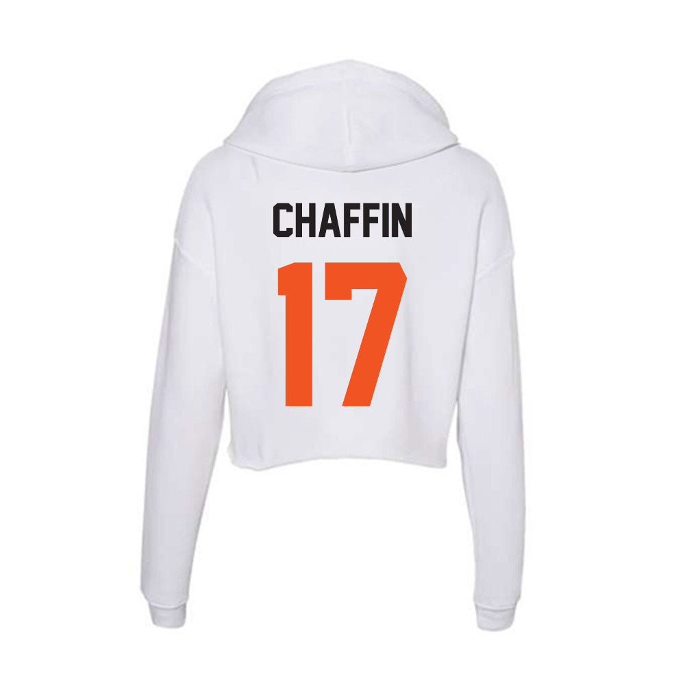 Oklahoma State - NCAA Women's Soccer : Summer Chaffin - Women's Crop Fleece Hoodie-1