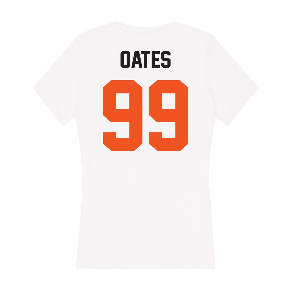 Oklahoma State - NCAA Football : Iman Oates - Women's V-Neck T-Shirt-1