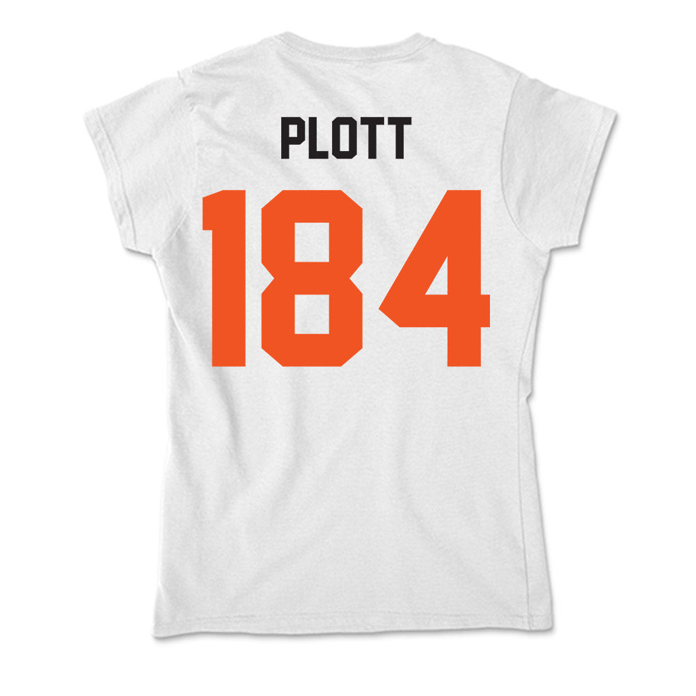 Oklahoma State - NCAA Wrestling : Dustin Plott - Soft Style Women’s T-Shirt-1