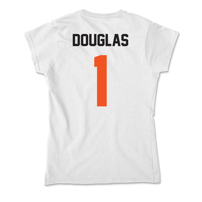 Oklahoma State - NCAA Women's Basketball : Ale'jah Douglas - Soft Style Women’s T-Shirt-1