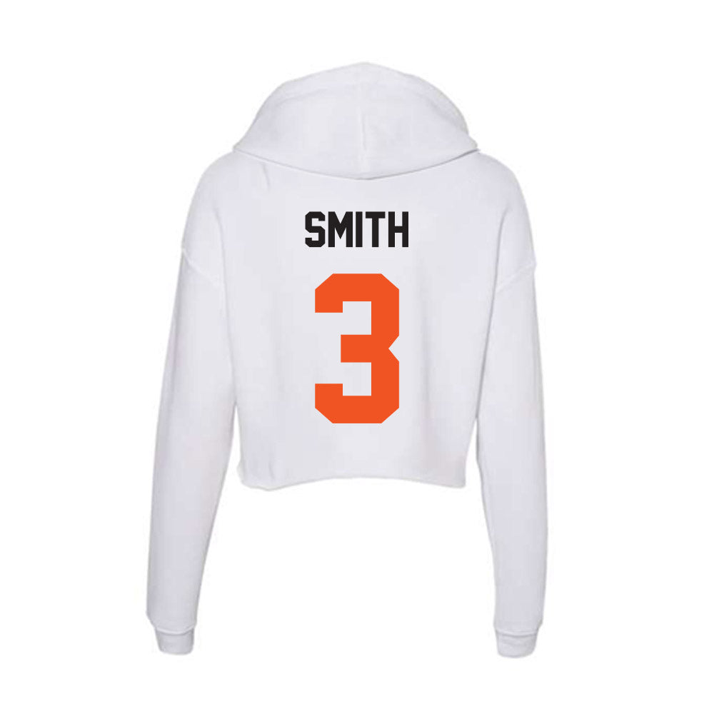 Oklahoma State - NCAA Football : Cameron Smith - Women's Crop Fleece Hoodie-1