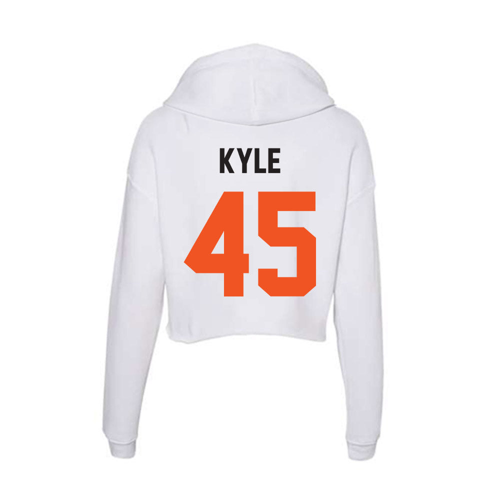 Oklahoma State - NCAA Baseball : Landry Kyle - Women's Crop Fleece Hoodie-1