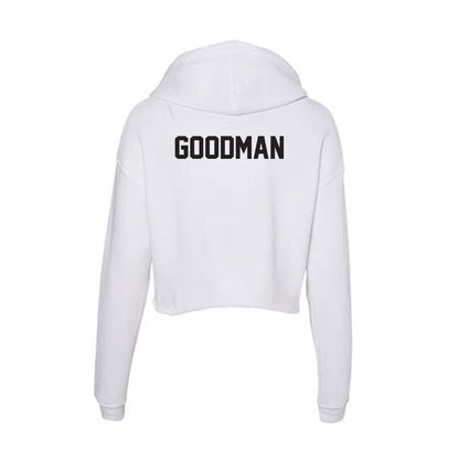 Oklahoma State - NCAA Women's Track & Field : Kalen Goodman - Women's Crop Fleece Hoodie-1