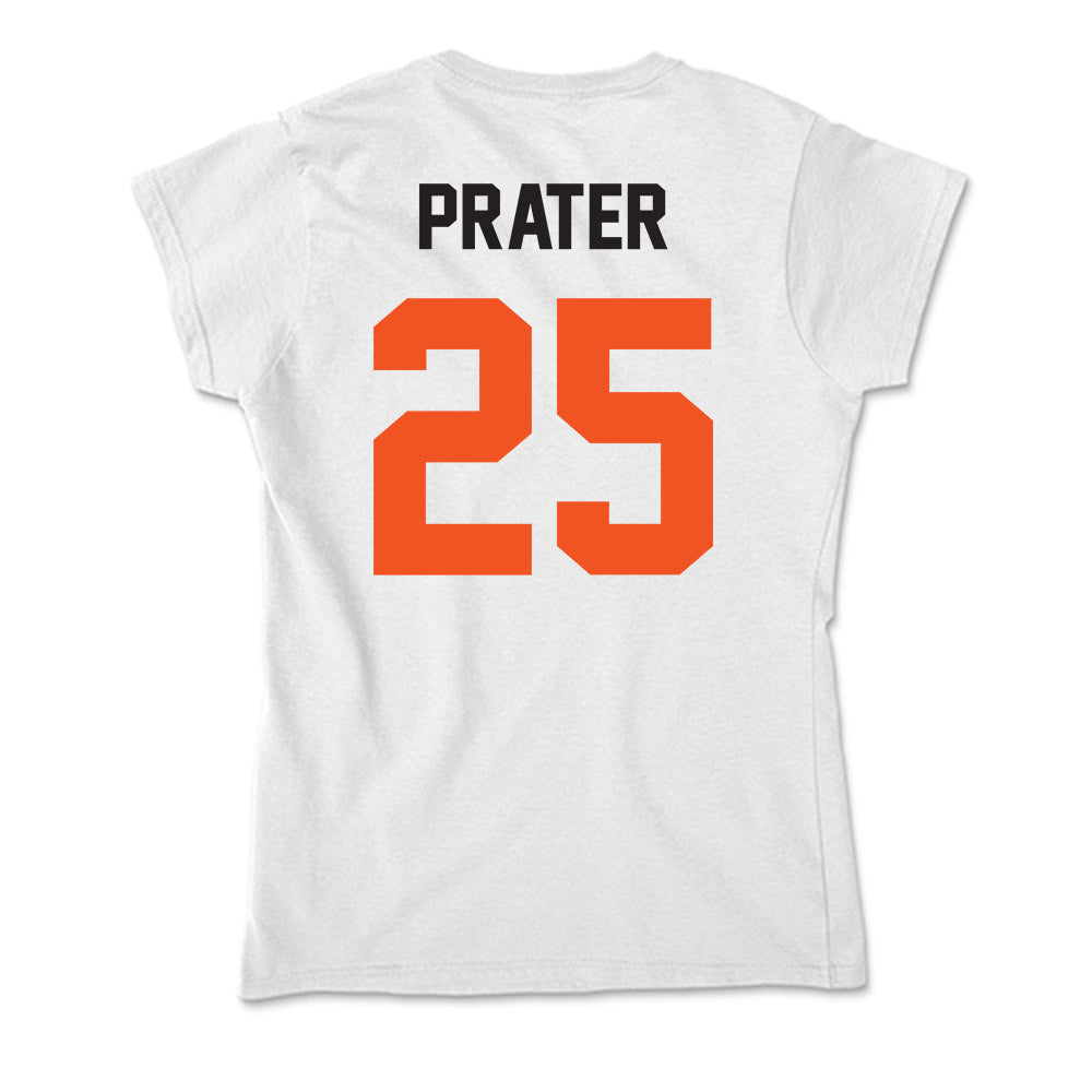 Oklahoma State - NCAA Women's Basketball : Chandler Prater - Soft Style Women’s T-Shirt-1