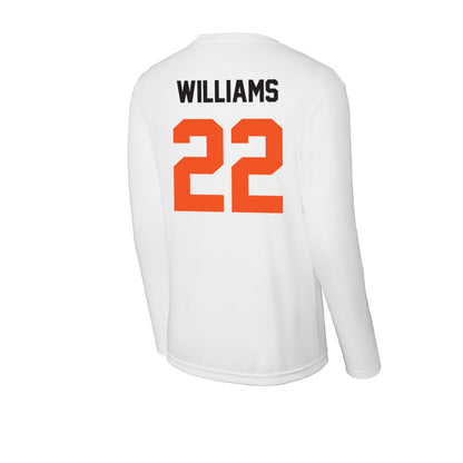 Oklahoma State - NCAA Football : CJ Williams - Activewear Long Sleeve T-Shirt