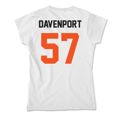 Oklahoma State - NCAA Football : Aidan Davenport - Soft Style Women’s T-Shirt-1