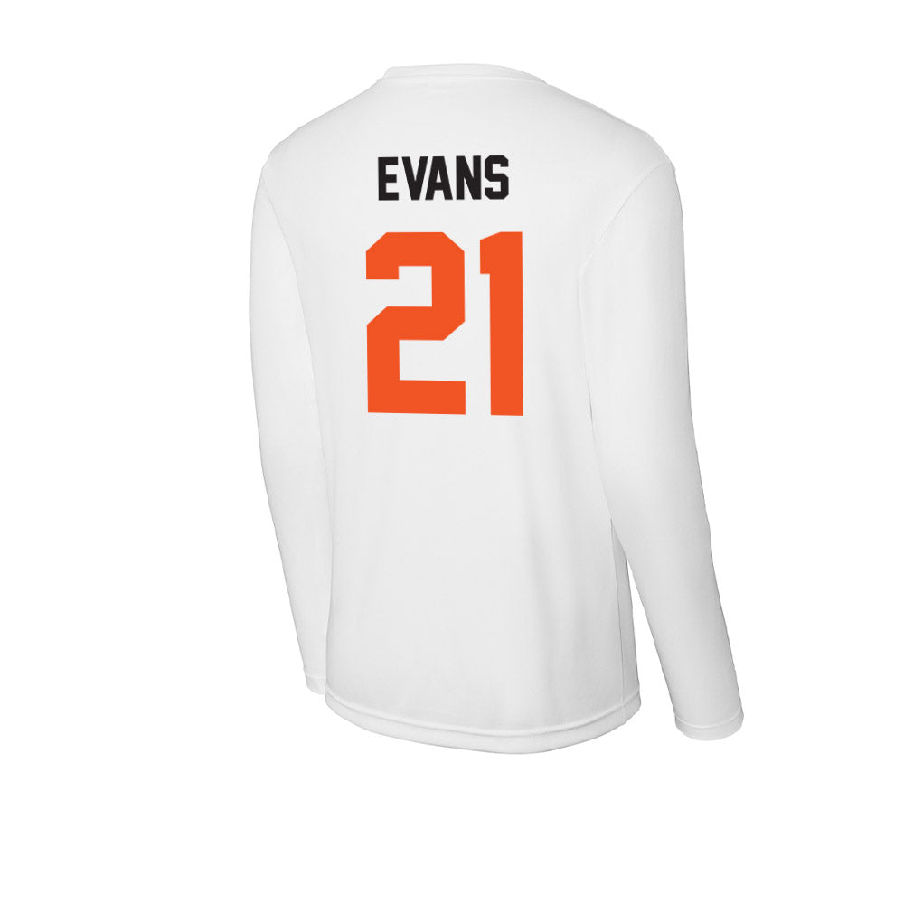 Oklahoma State - NCAA Women's Basketball : Kennedy Evans - Activewear Long Sleeve T-Shirt-1