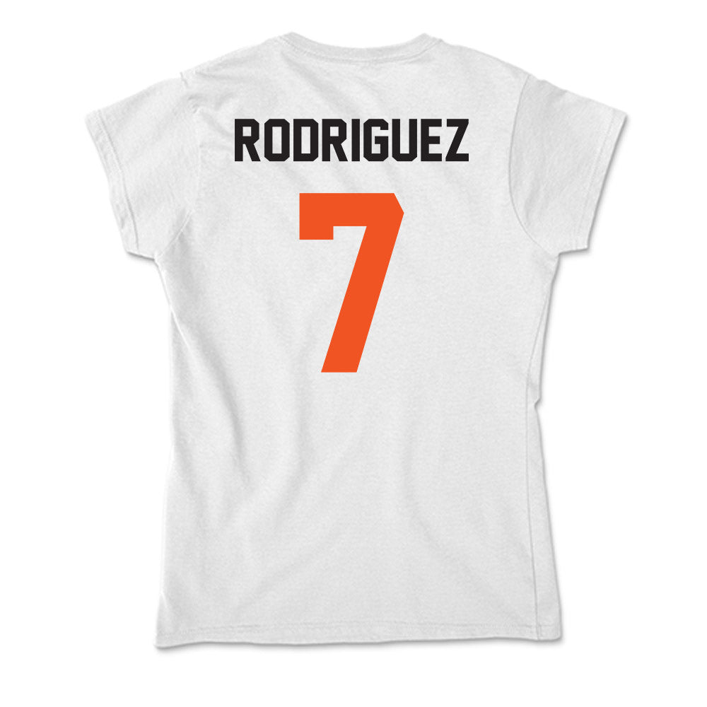 Oklahoma State - NCAA Women's Basketball : Maria Rodriguez - Soft Style Women’s T-Shirt-1