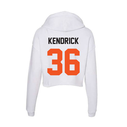 Oklahoma State - NCAA Football : Talon Kendrick - Women's Crop Fleece Hoodie-1